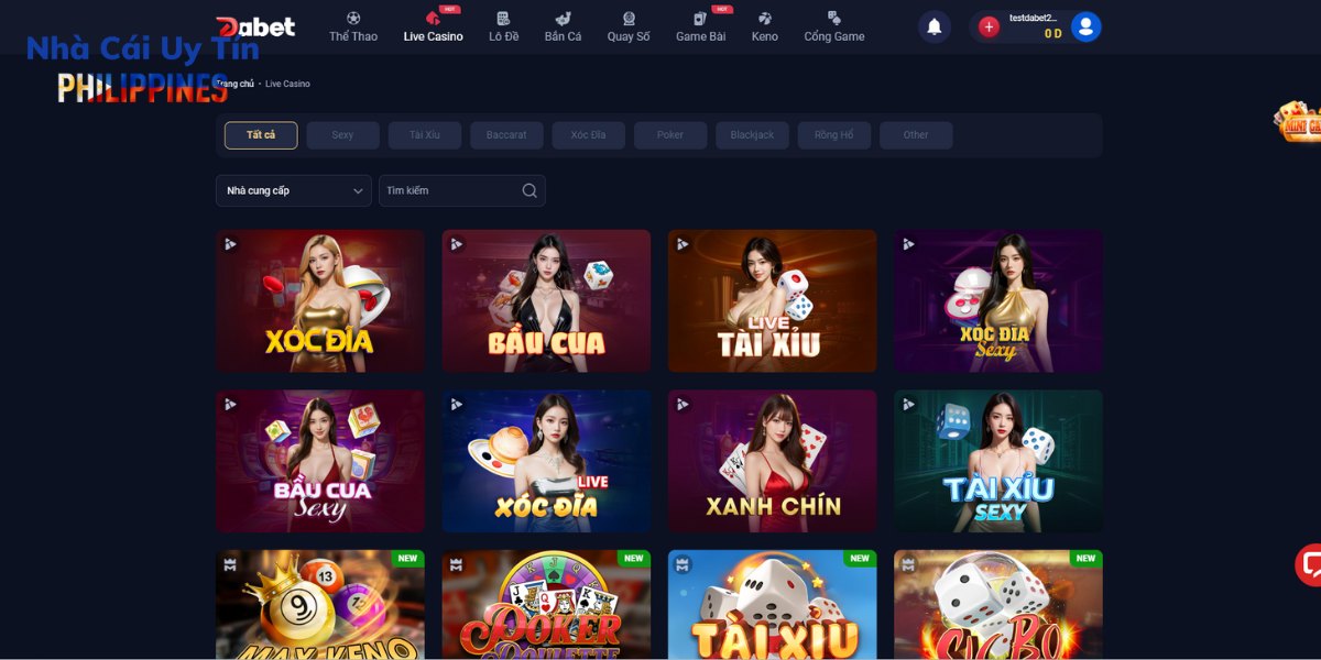 Các trò Casino trực tuyến